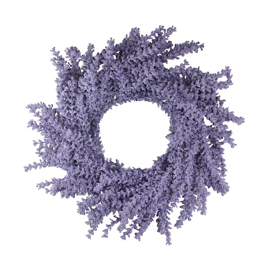 16" Purple Wisteria Spring Wreath